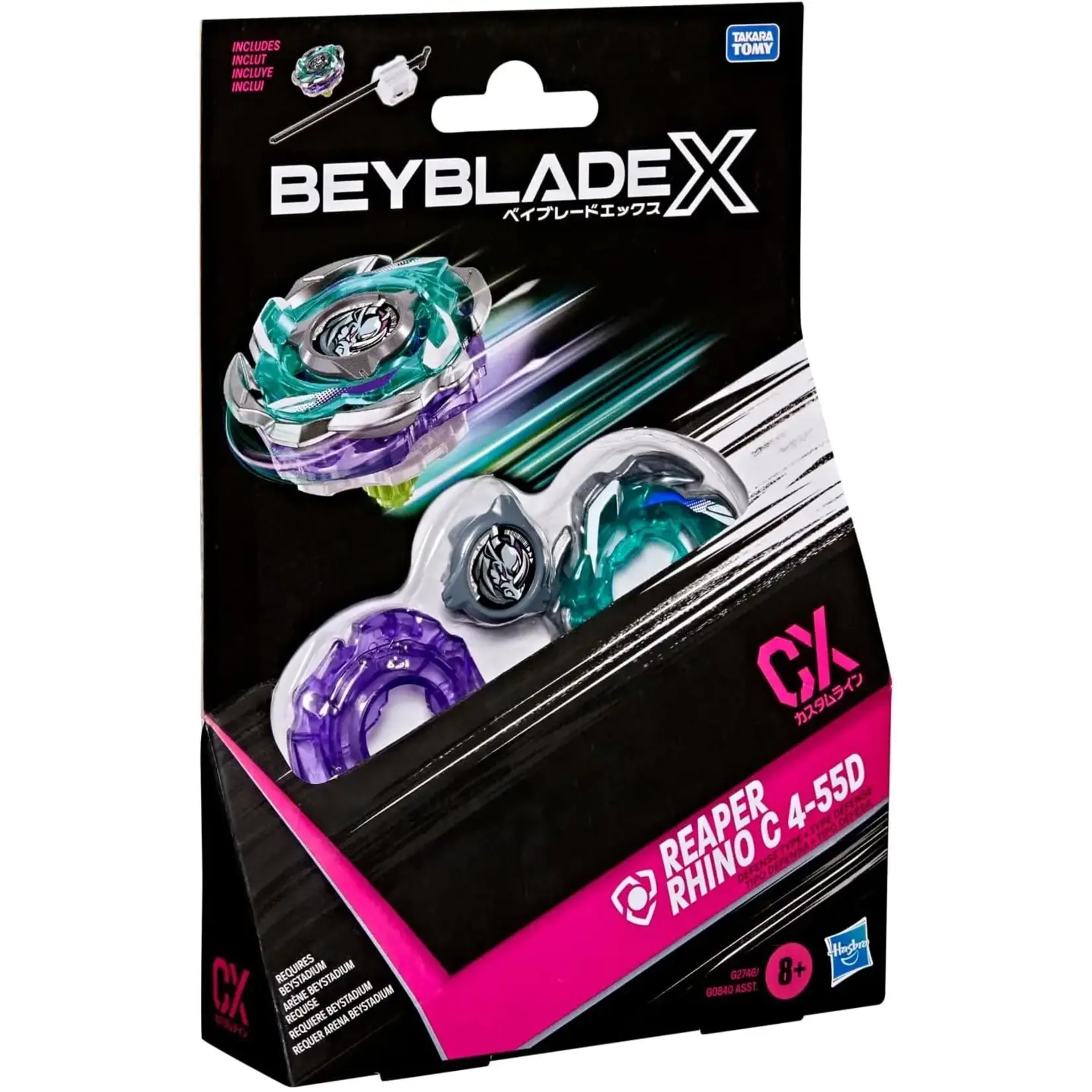 Hasbro Beyblade X Reaper Rhino C 4-55D CX Starter Pack