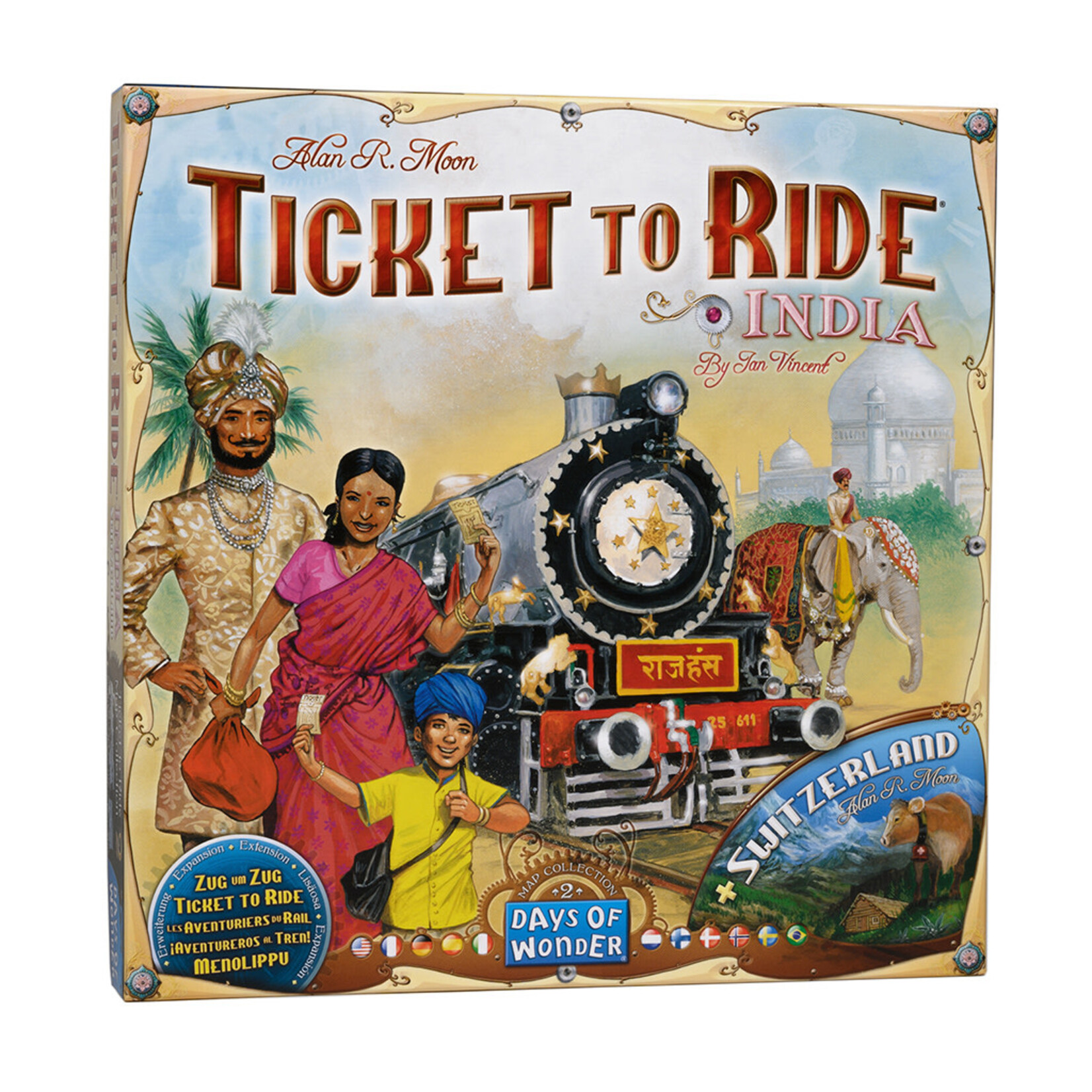 Days of Wonder Ticket to Ride India Map Collection 2