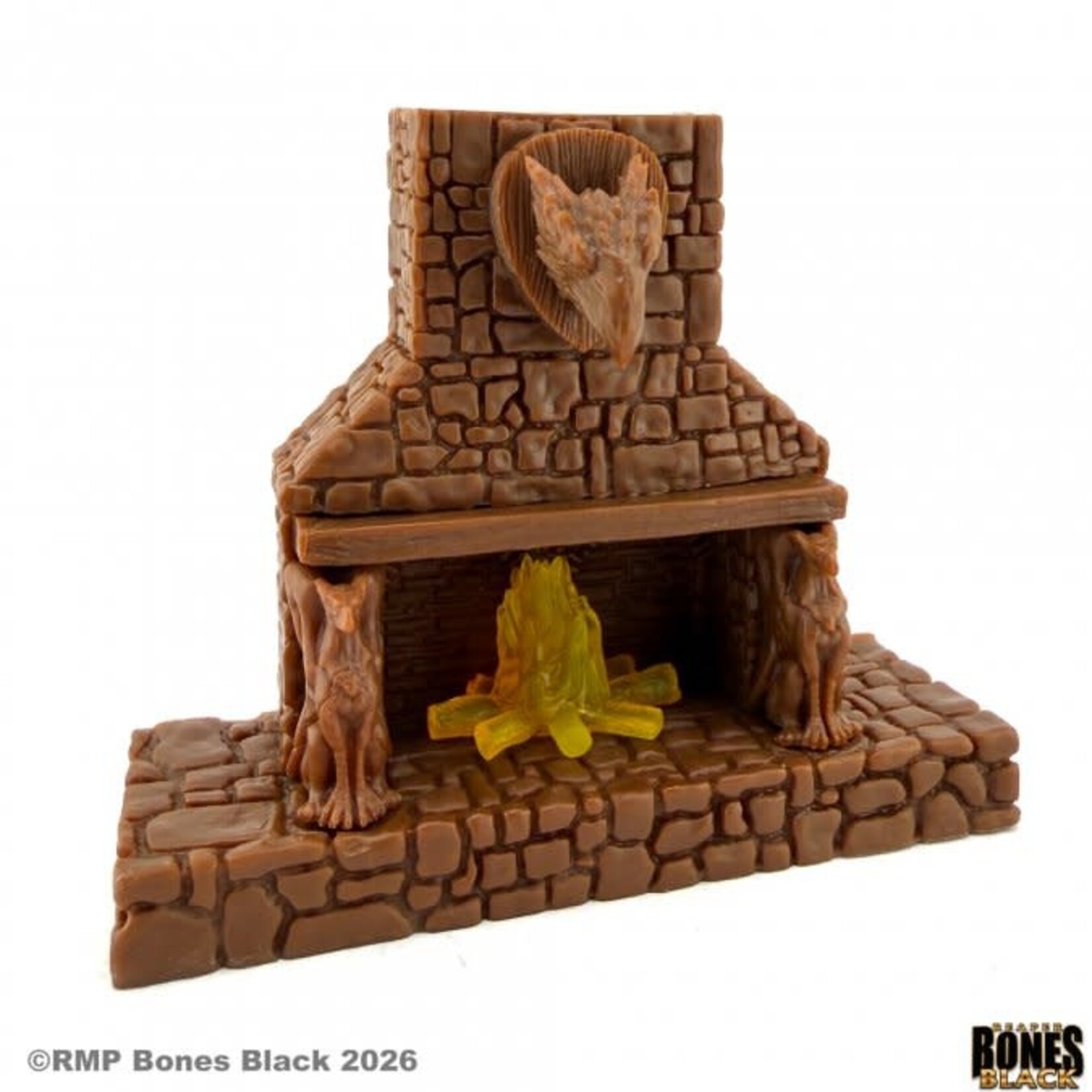 Green Griffin Fireplace(unpainted)