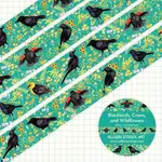 Allison Stoiser Art Blackbirds, Crows, and Wildflowers Washi Tape
