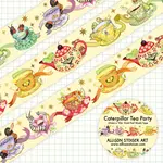 Allison Stoiser Art Caterpillar Tea Party Gold Foil Washi Tape