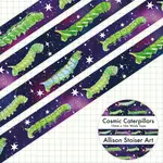 Allison Stoiser Art Cosmic Caterpillars Washi Tape