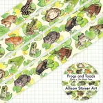 Allison Stoiser Art Frogs and Toads Washi Tape