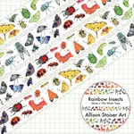 Allison Stoiser Art Rainbow Insects Washi Tape