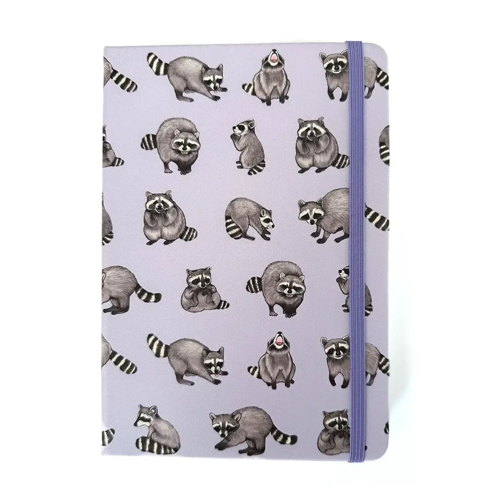 Allison Stoiser Art Rambunctious Raccoons A5 Dot Grid Hardcover Journal