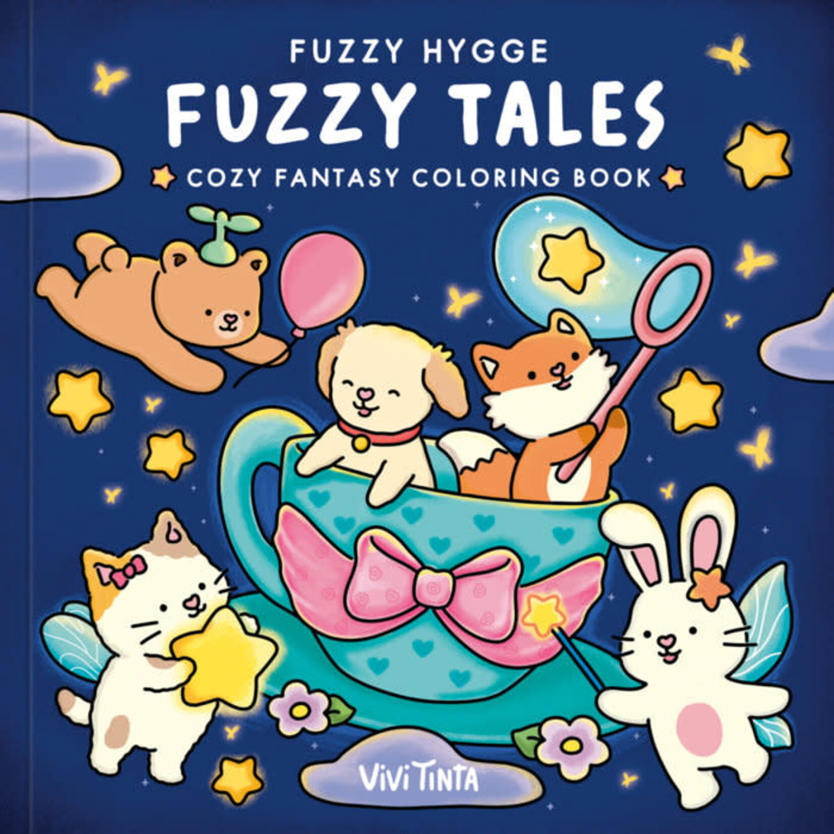 Fuzzy Hygge Fuzzy Tales Coloring Book