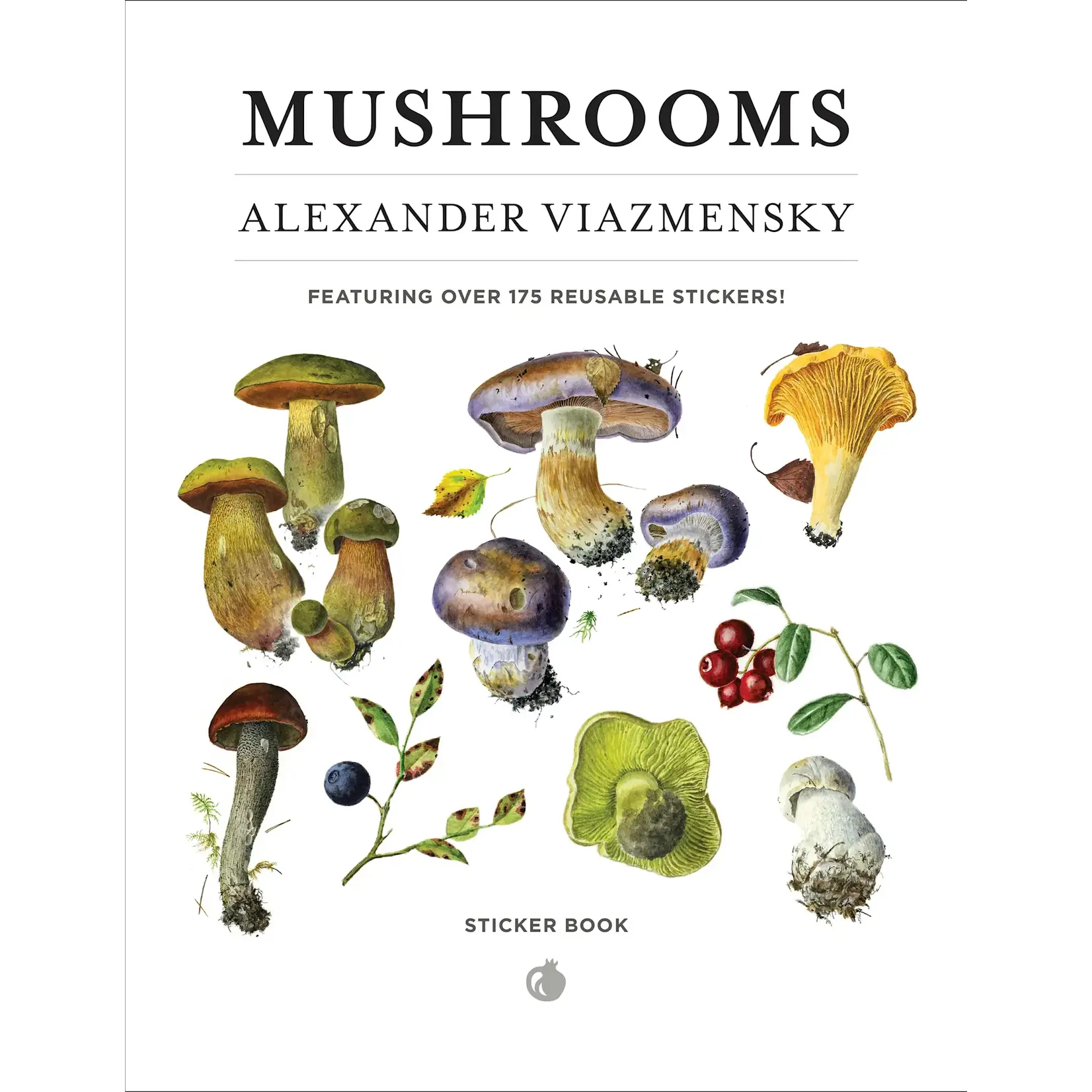 Pomegranate Mushrooms: Alexander Viazmensky Sticker Book