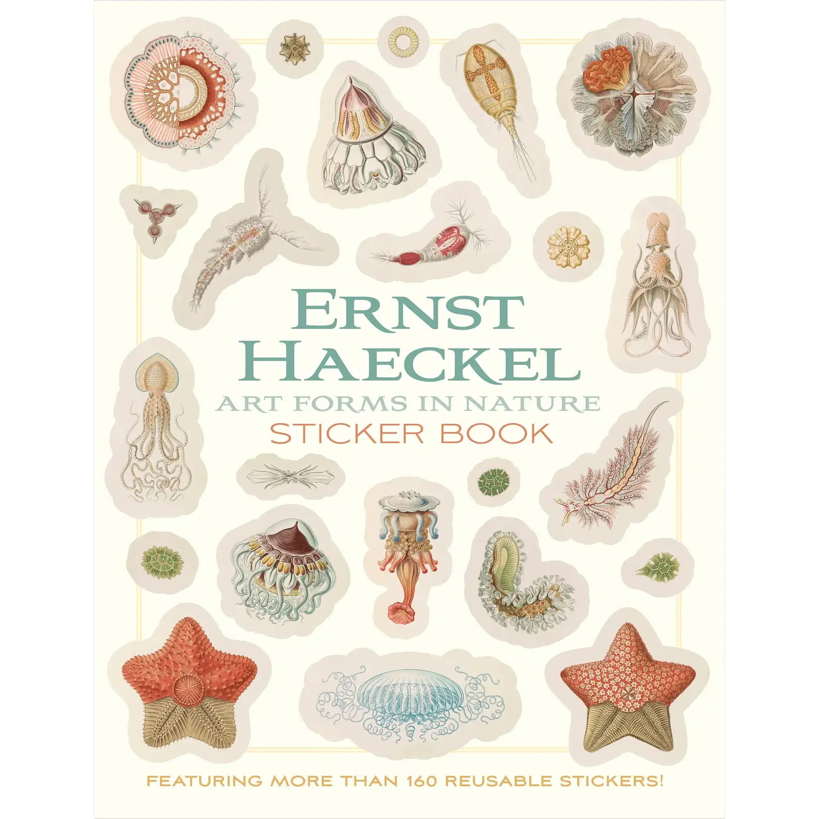 Pomegranate Ernst Haeckel Art Forms in Nature Sticker Book