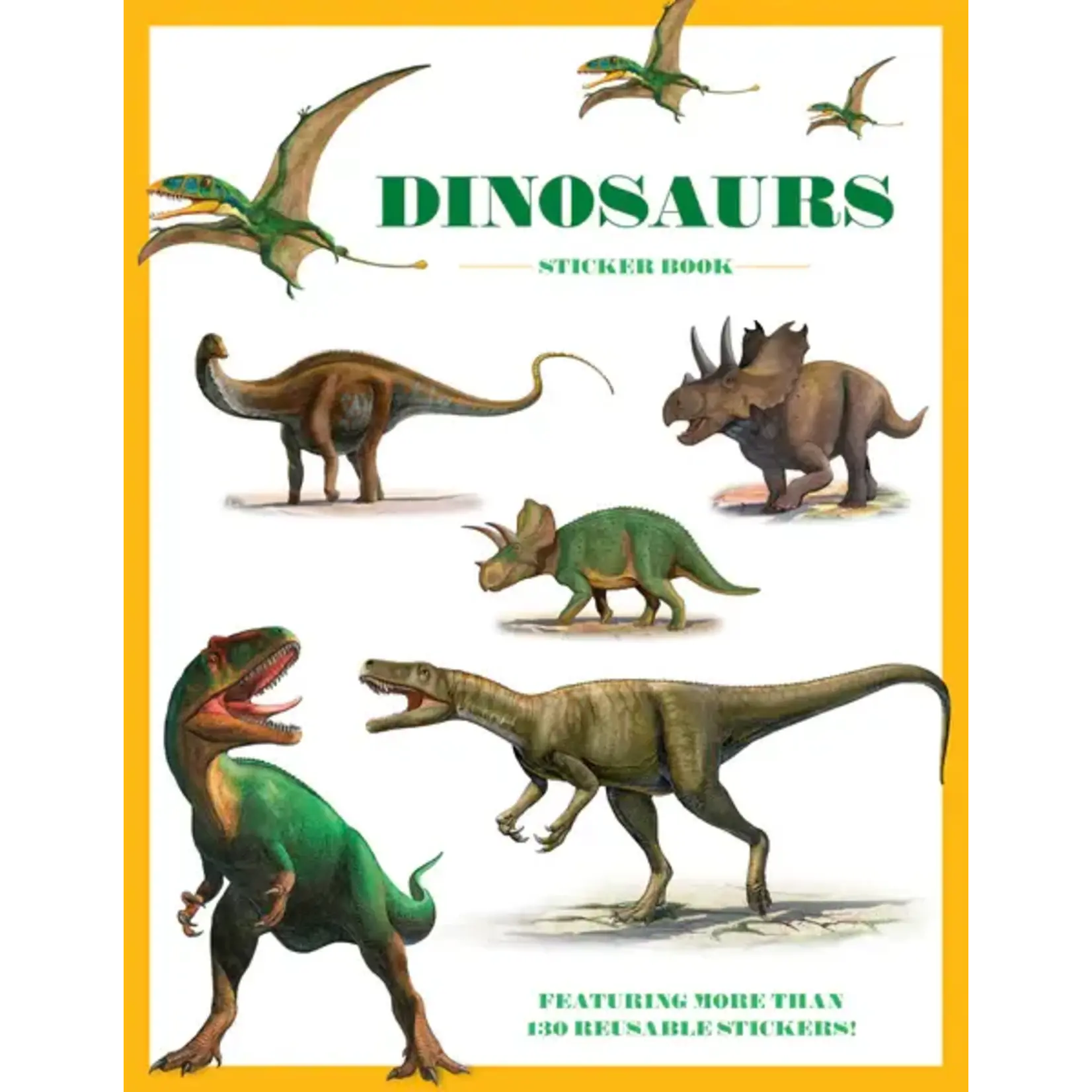 Pomegranate Dinosaurs Sticker Book