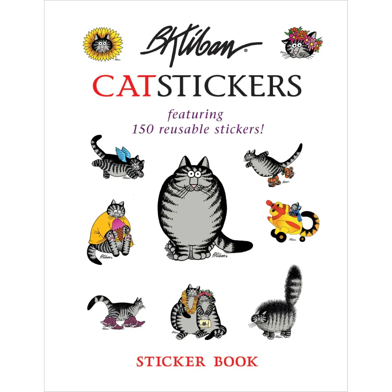 Pomegranate B. Kliban CatStickers Sticker Book