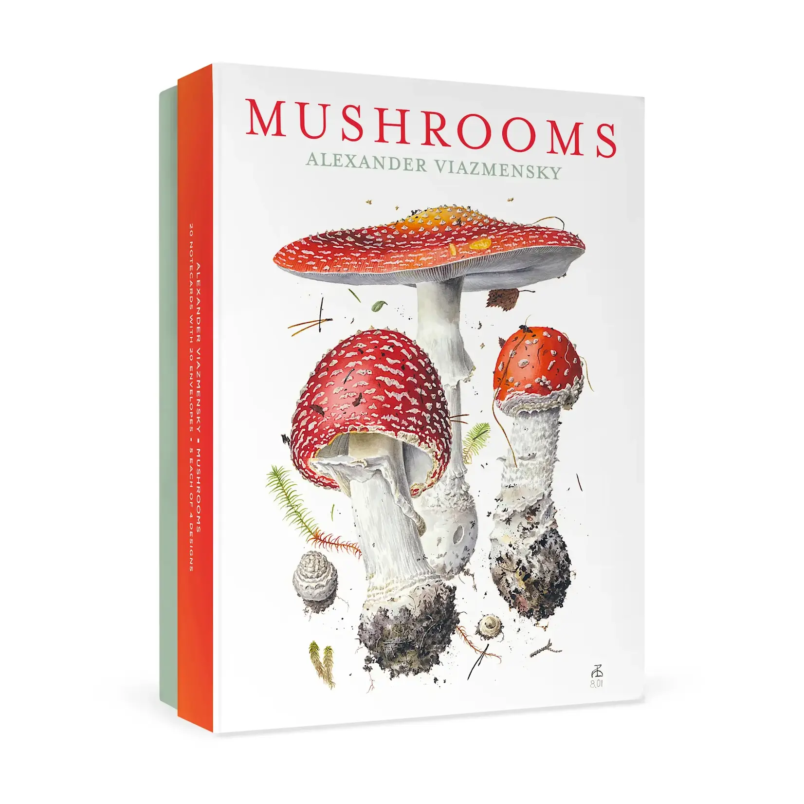 Pomegranate Mushrooms Alexander Viazmensky Boxed Notecard Assortment