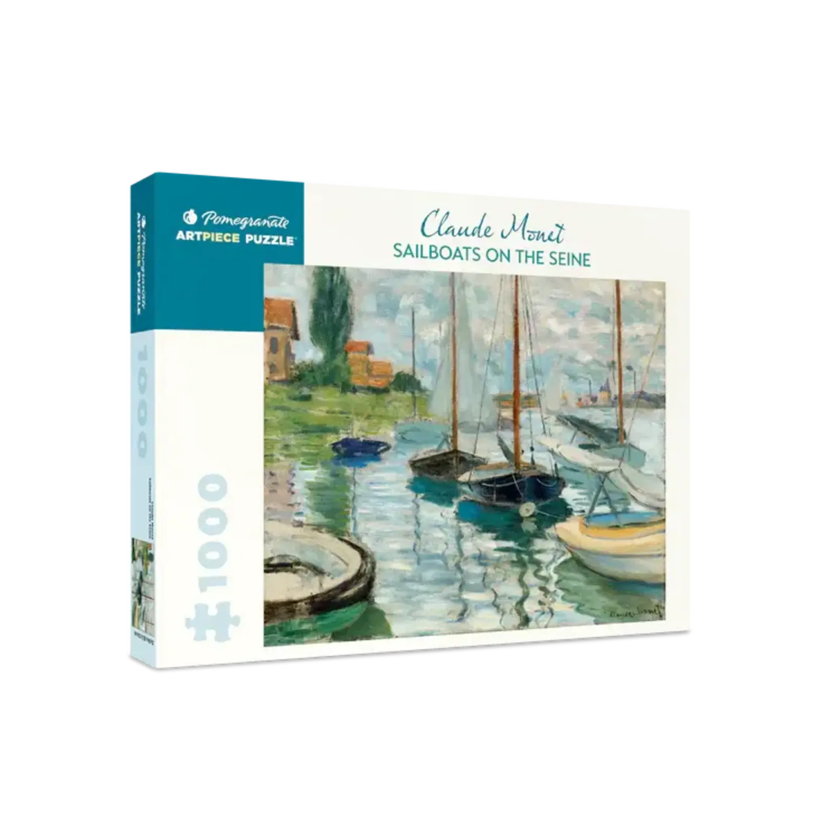 Pomegranate Claude Monet Sailboats on the Seine