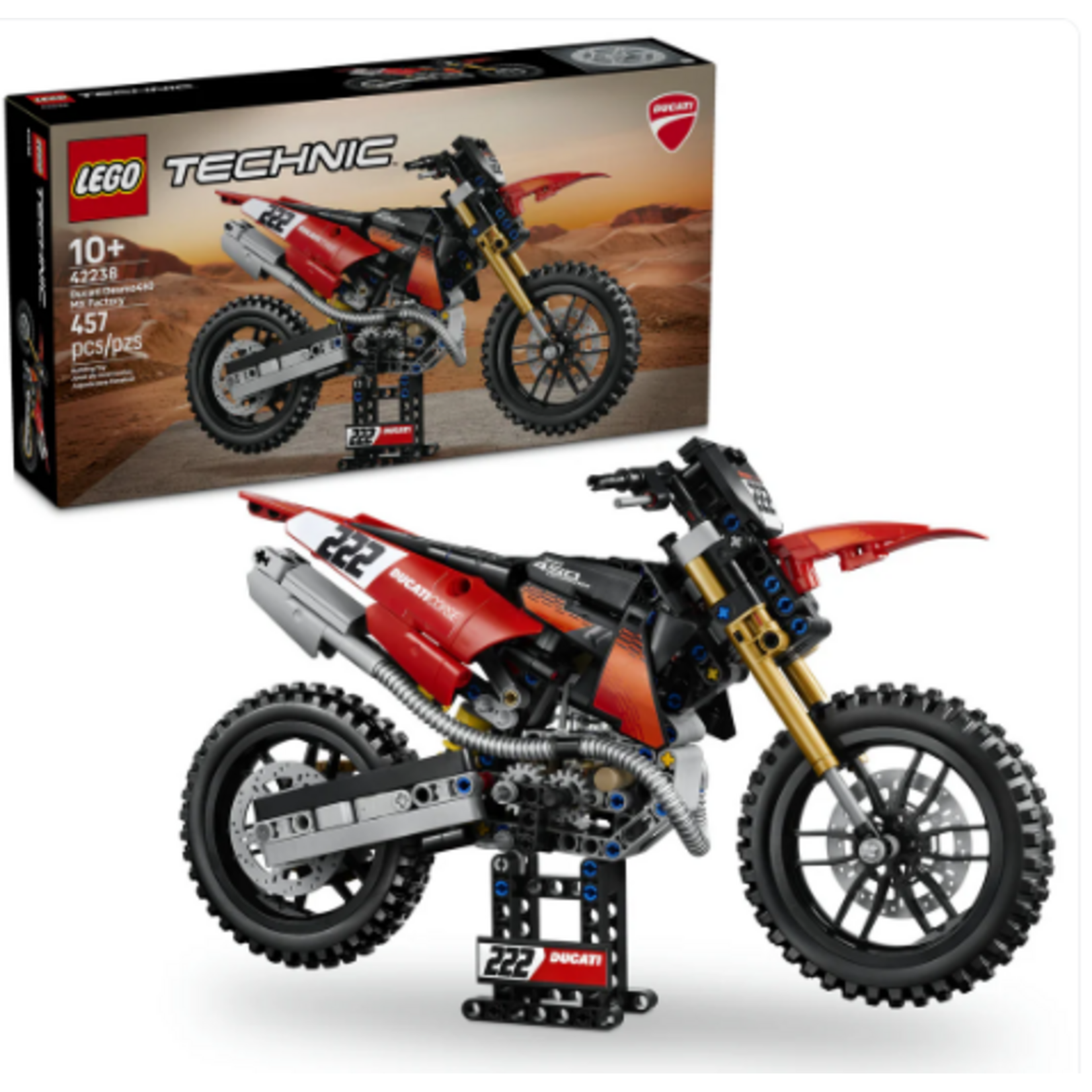 LEGO 42238 LEGO® Technic™ Ducati Desmo450 MX Factory Motorcycle