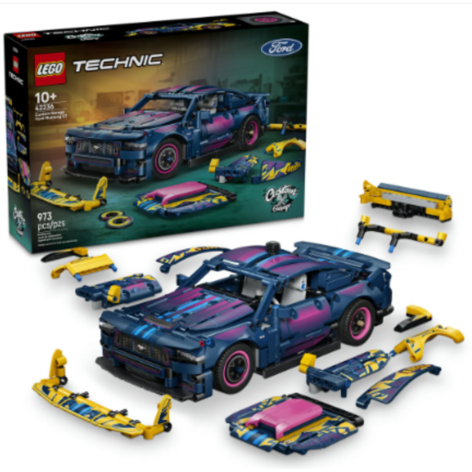 LEGO 42236 LEGO® Technic™ Custom Garage Ford Mustang GT Car
