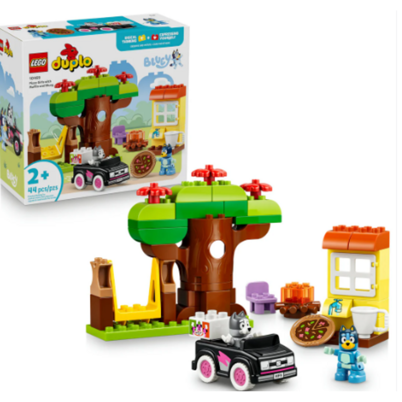 LEGO 10469 LEGO® DUPLO® Bluey Pizza Girls with Muffin and Bluey