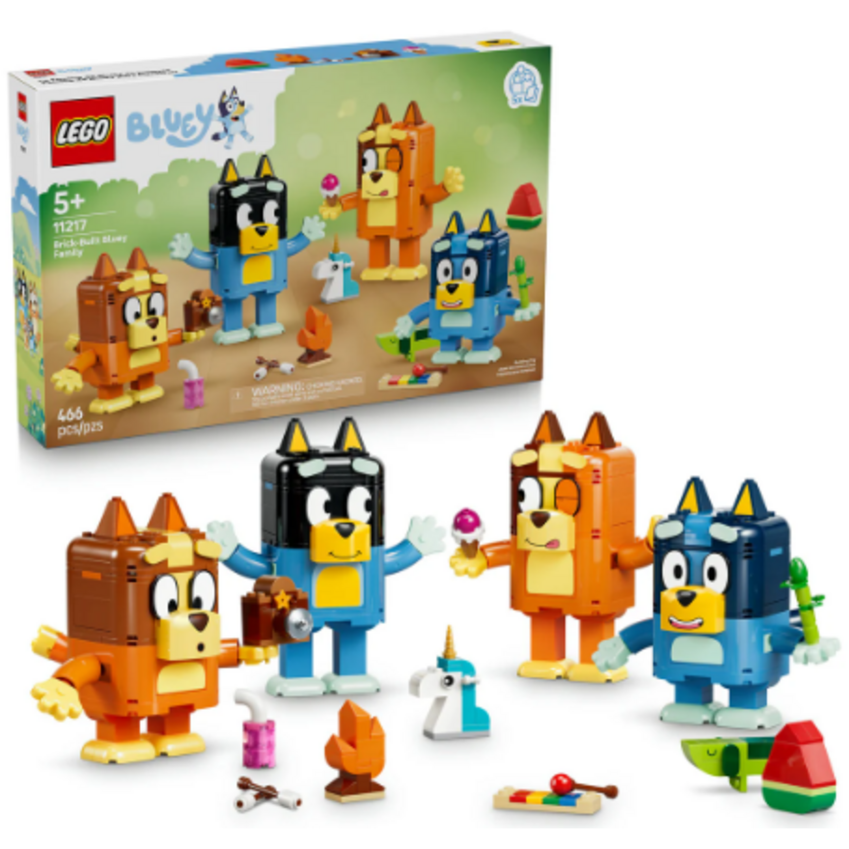 LEGO 11217 LEGO® Bluey Brick-Built Bluey Family