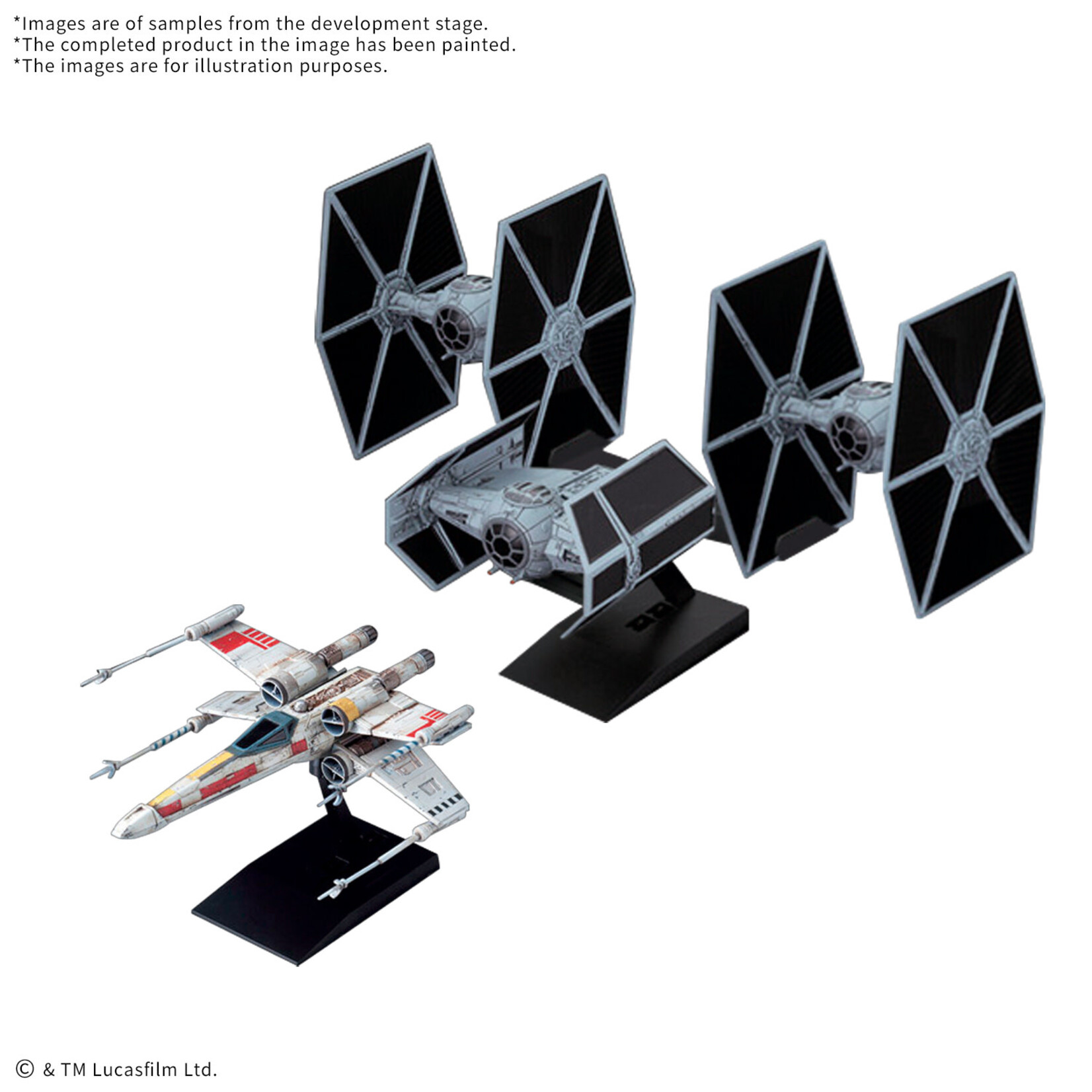 Bandai Star Wars A New Hope Vehicle Model 020 Trench Run Set