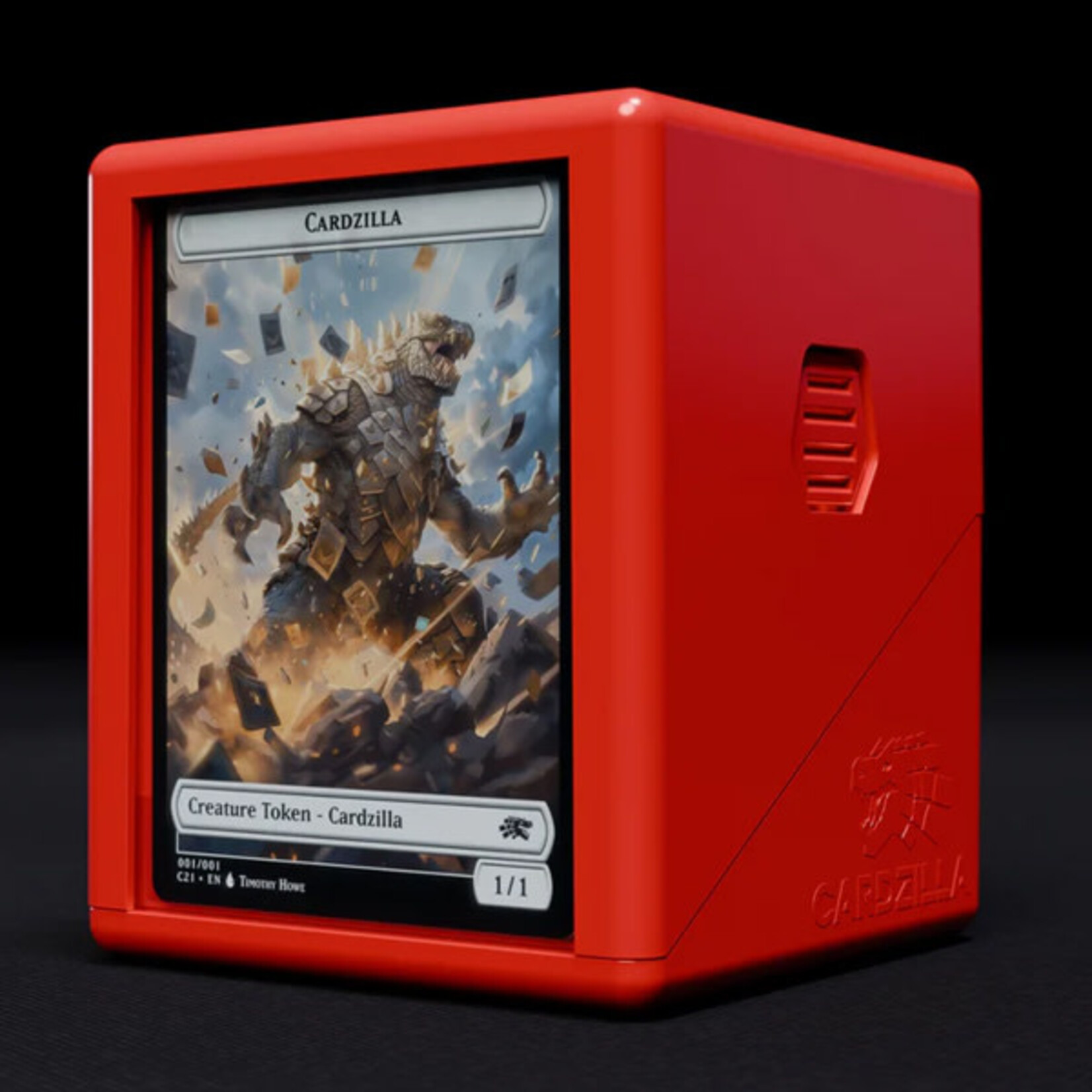 Cardzilla Red Cardzilla Showcase 100+ Deck Box