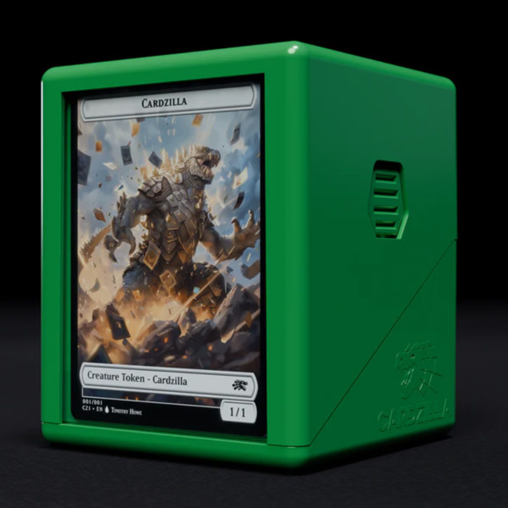 Cardzilla Green Cardzilla Showcase 100+ Deck Box