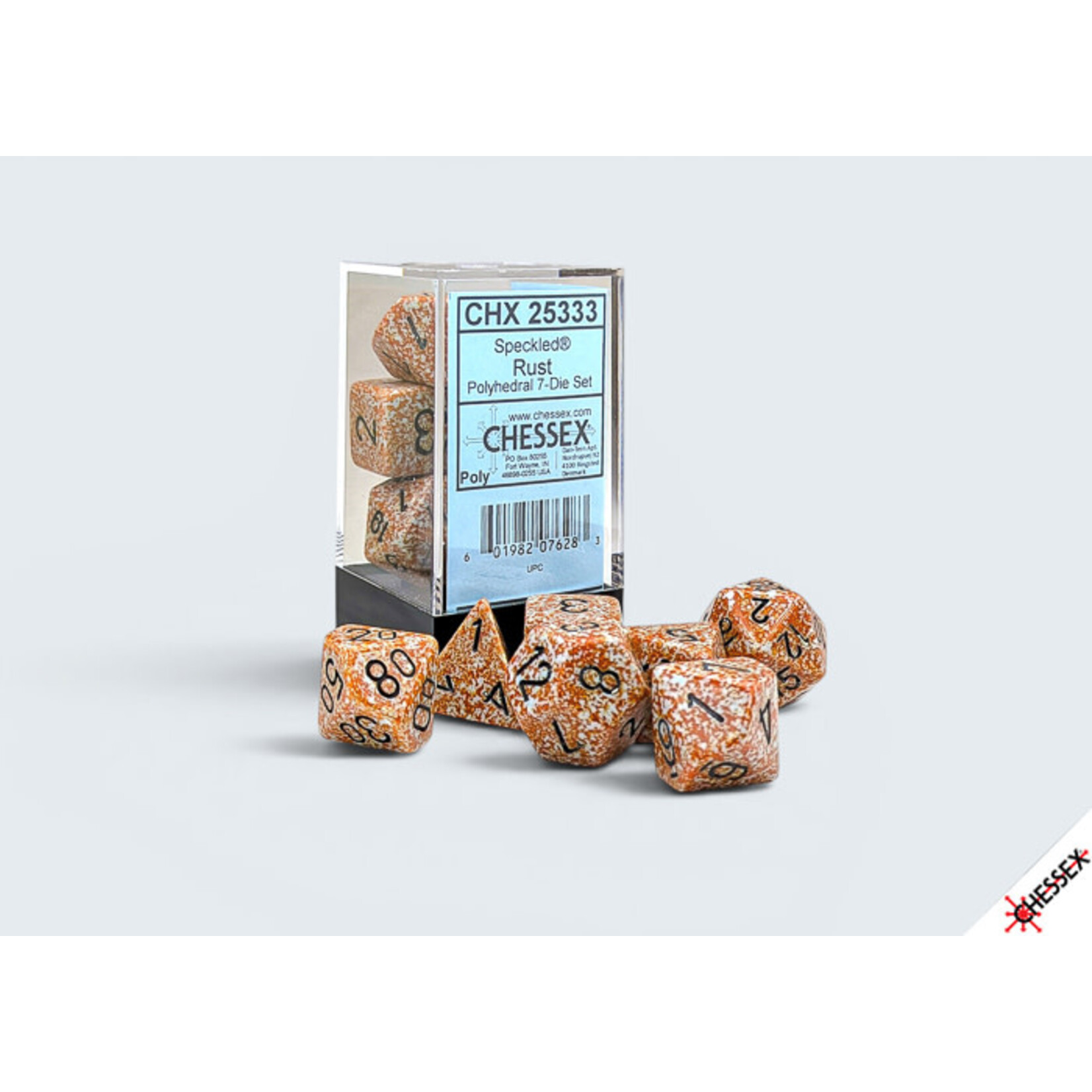 Rust Speckled Dice Set
