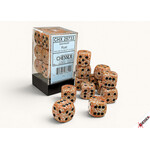 Rust Speckled 16mm D6 Dice Block (12)