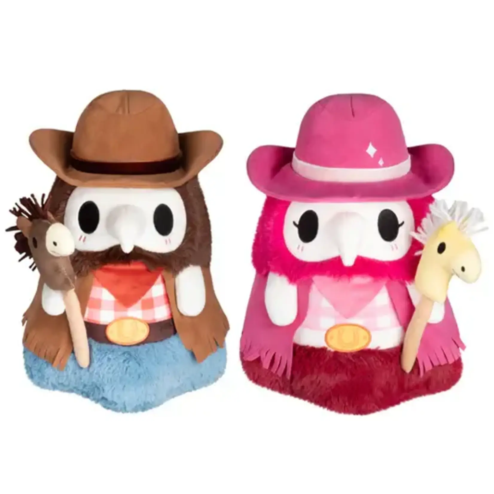Squishable Mini Cowboy Plague Doctor & Nurse Squishable Set