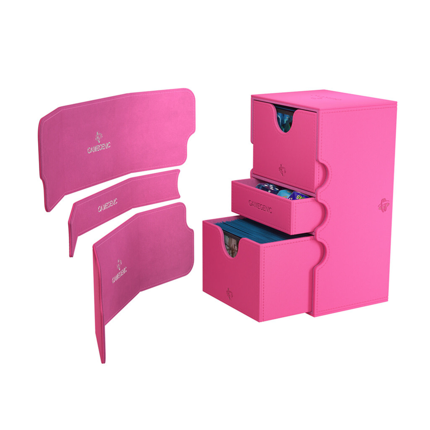 Gamegenic Stronghold 200+ XL Deck Box Pink