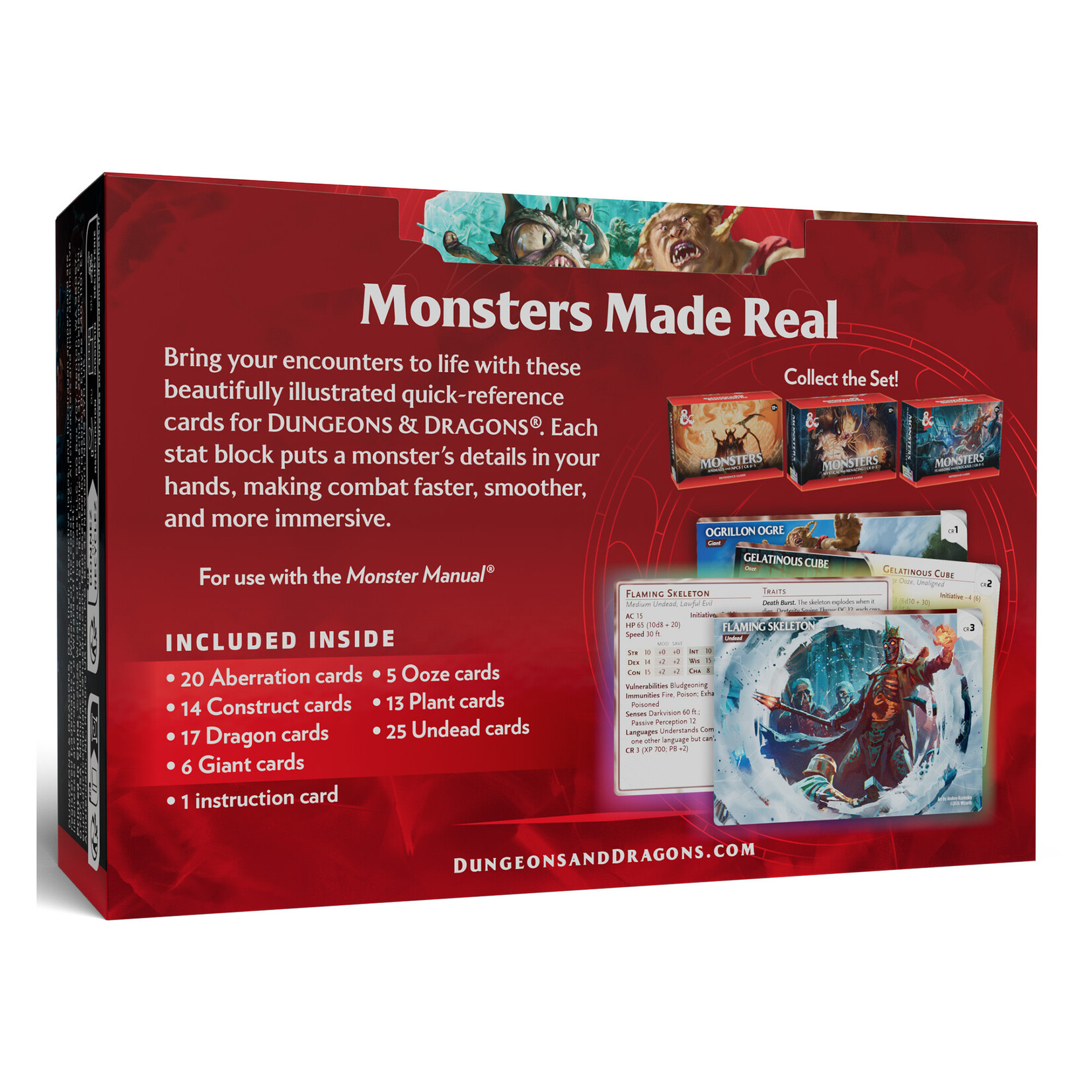 Dungeon and Dragons Monster Cards - Fearsome and Ferocious