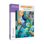 Pomegranate David Galchutt Floral Peacock 1000-Piece Jigsaw Puzzle