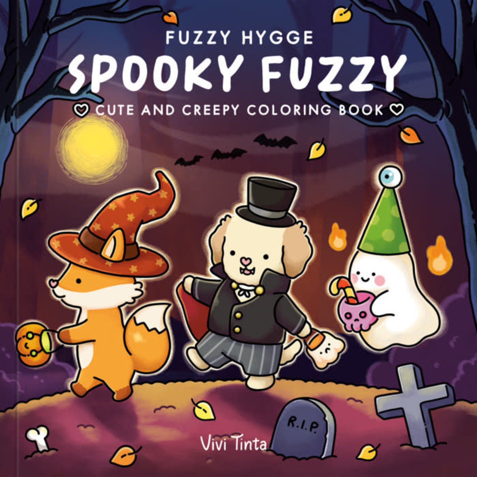 Fuzzy Hygge Spooky Fuzzy Coloring Book