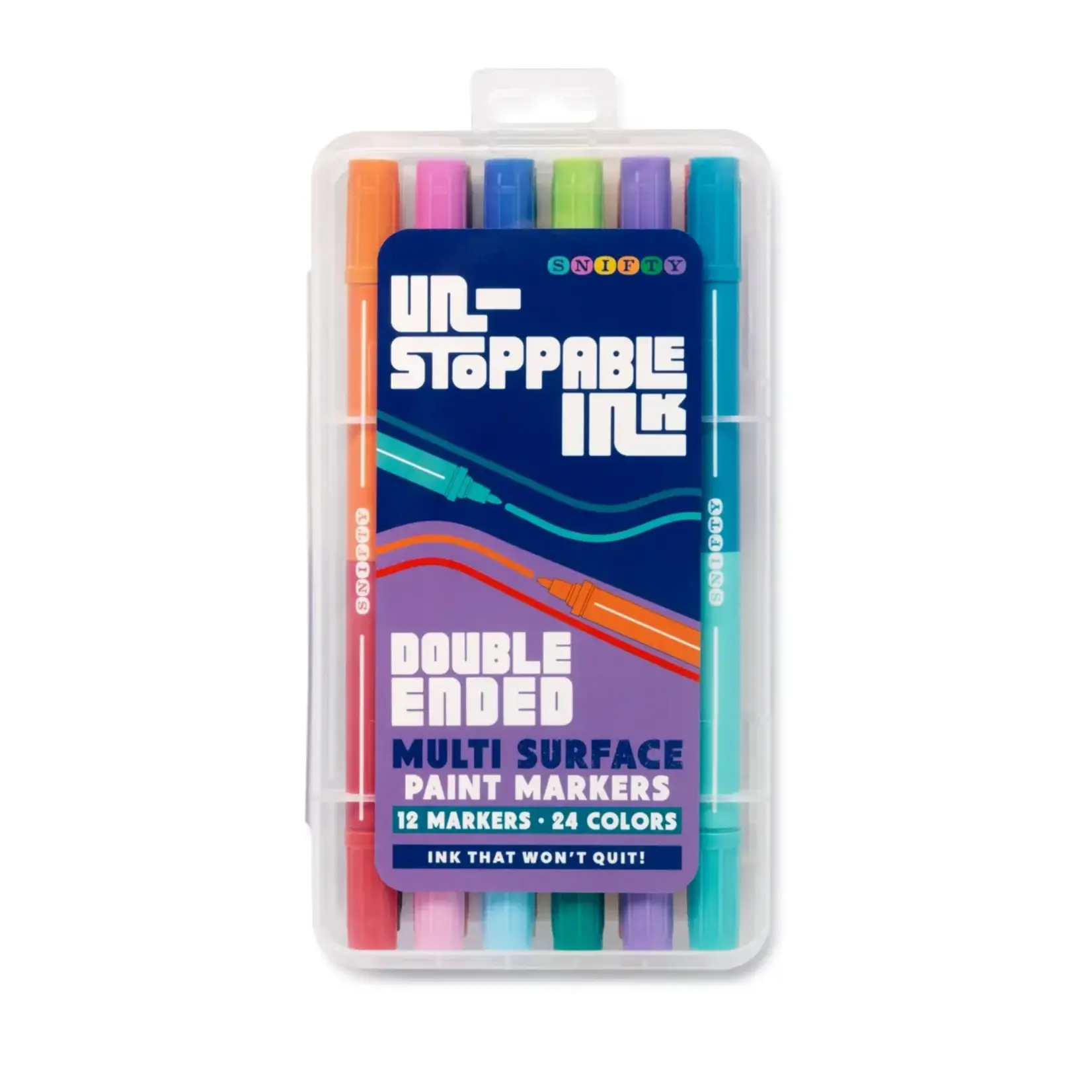 Snifty Un-Stoppable Ink Double Ended Paint Markers Brights