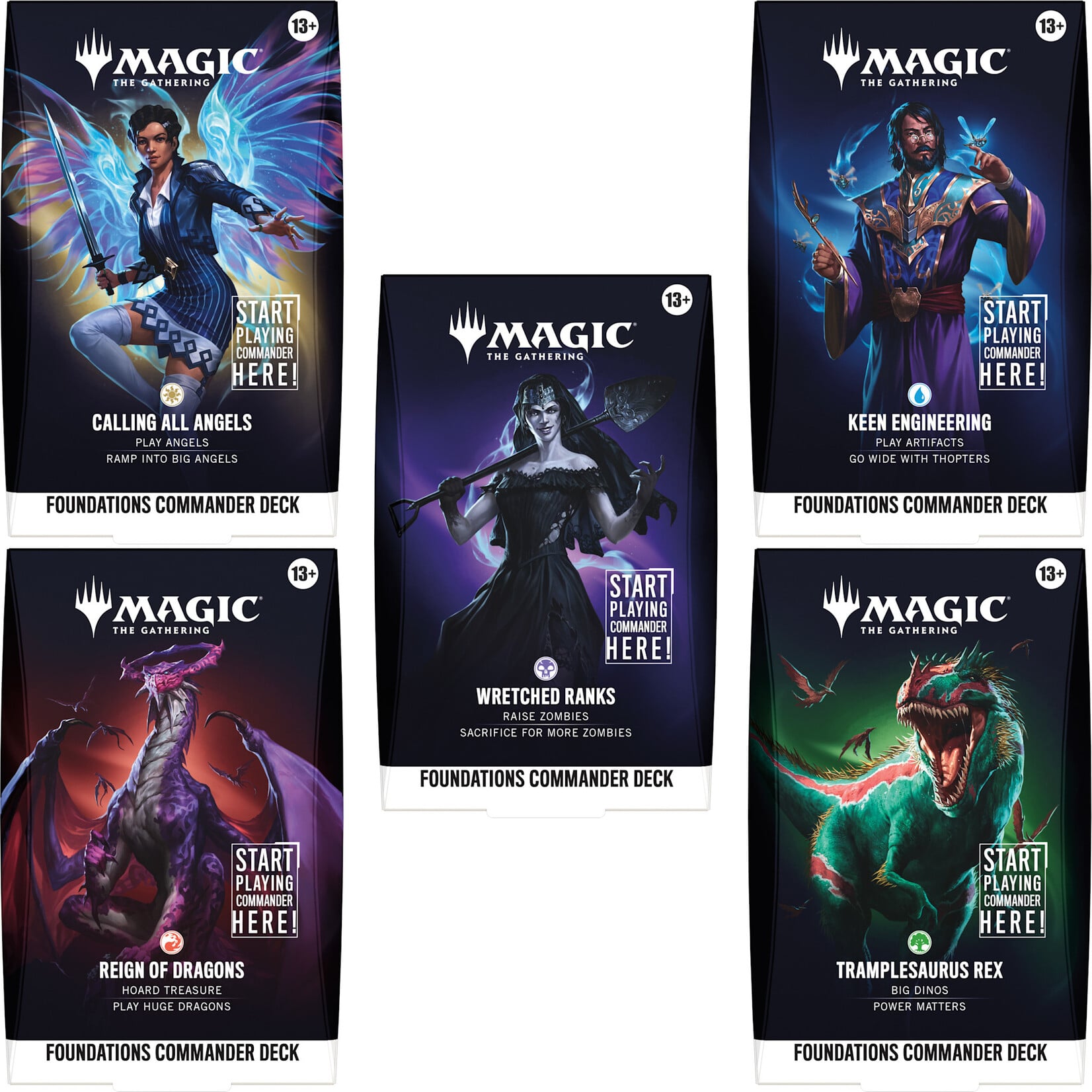 Foundations Commander Deck Bundle (5ct)