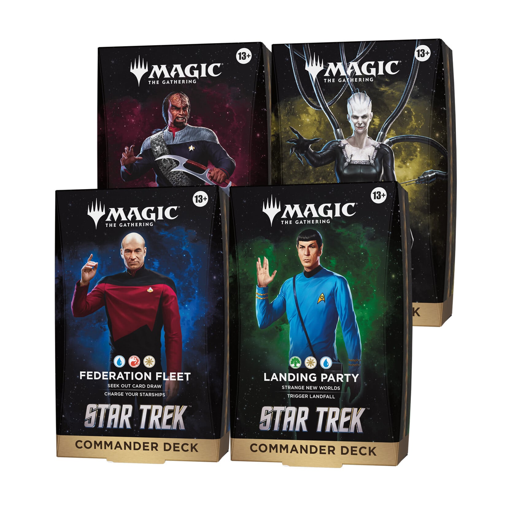 Star Trek Commander Deck Bundle (4ct)