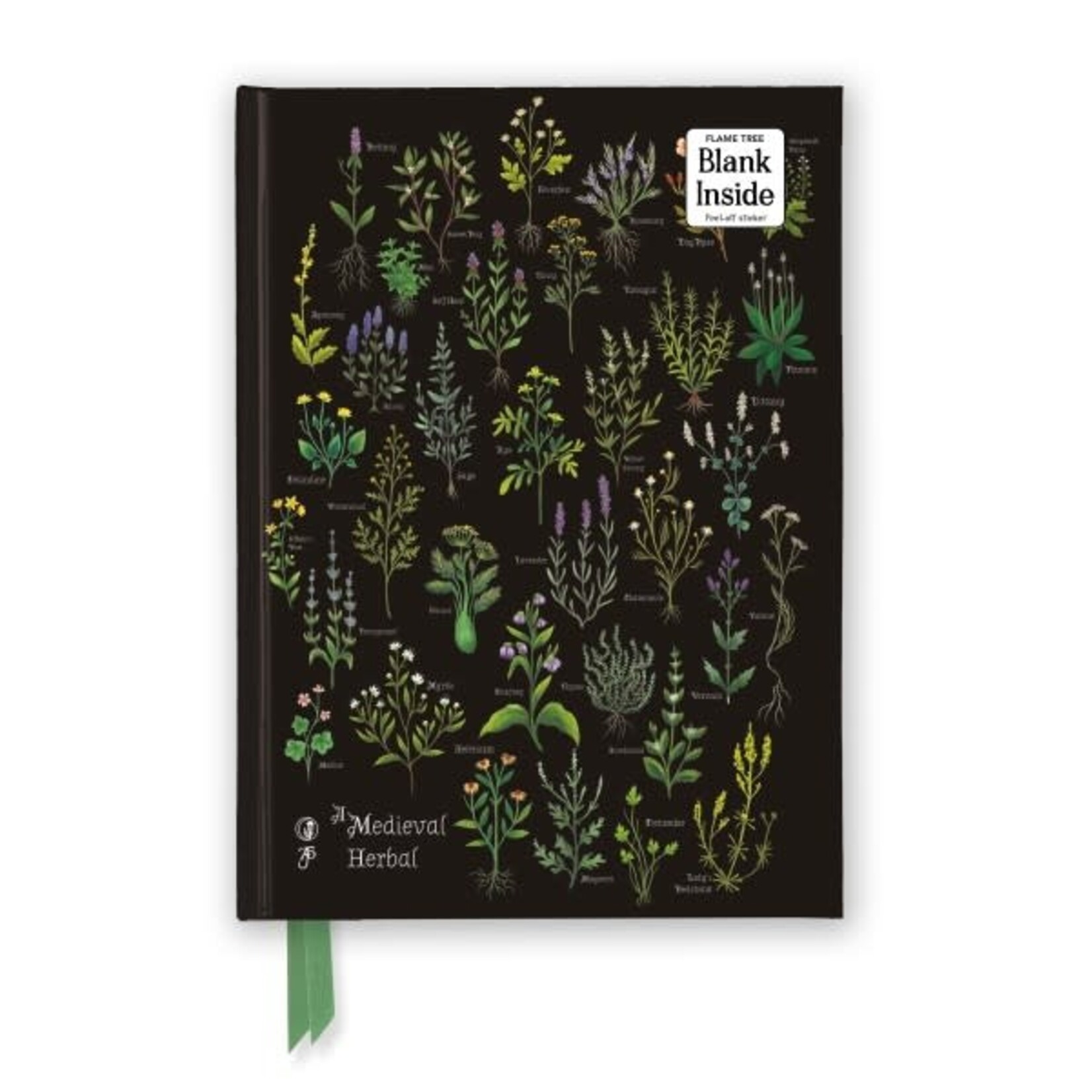 Flame Tree Studio Anna Stead A Medieval Herbal (Foiled Blank Journal)