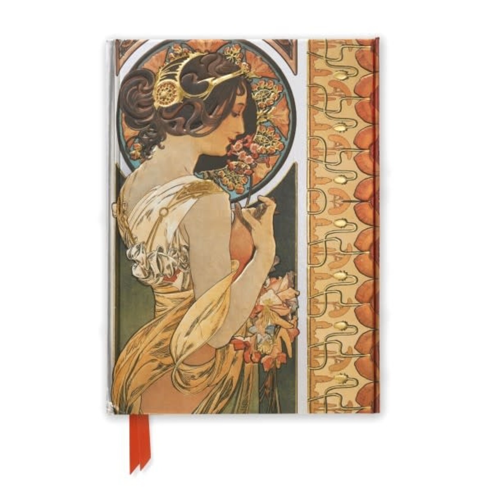 Flame Tree Studio Mucha Cowslip and Documents Decoratifs (Foiled Journal)