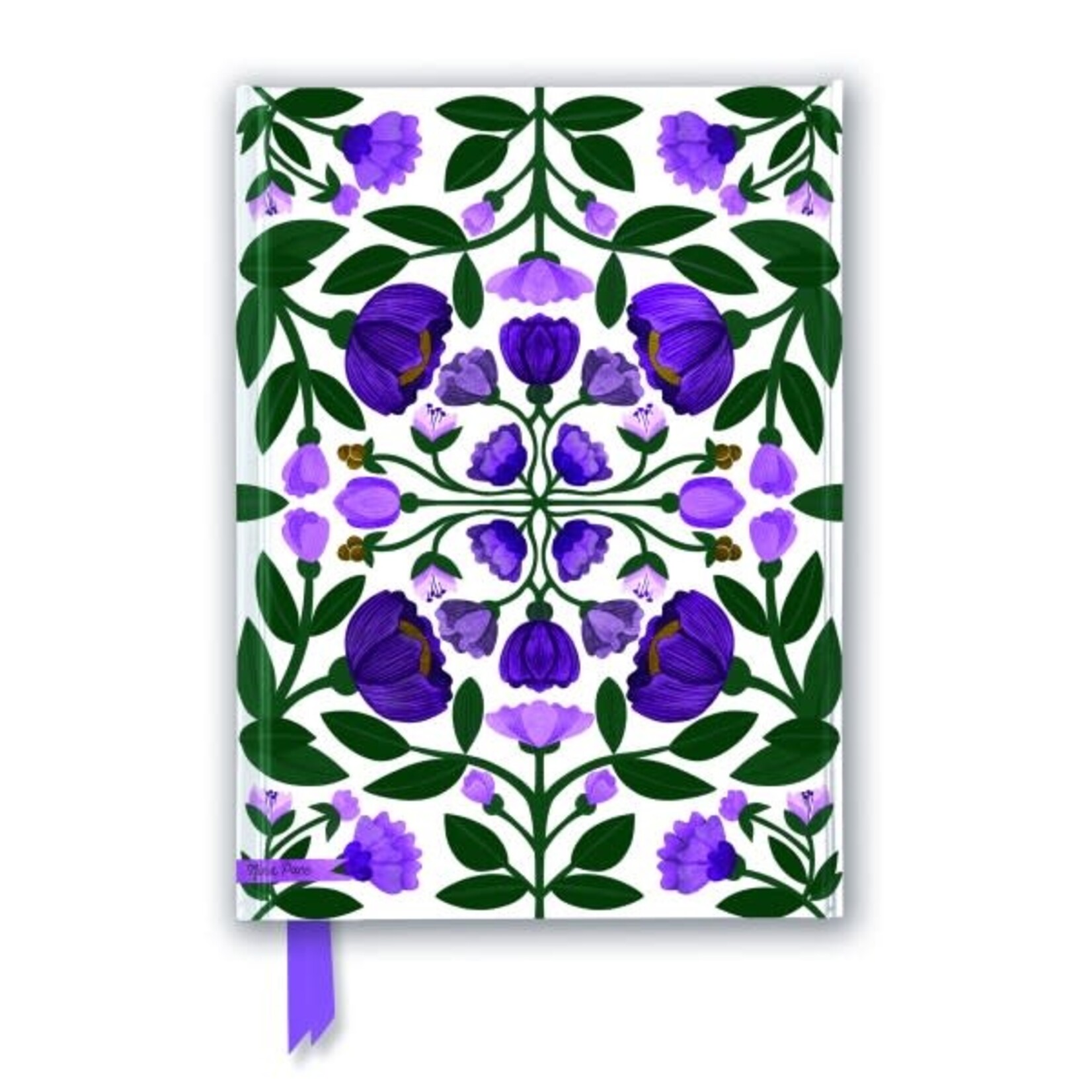 Flame Tree Studio Nina Pace Purple Flowers (Foiled Journal)