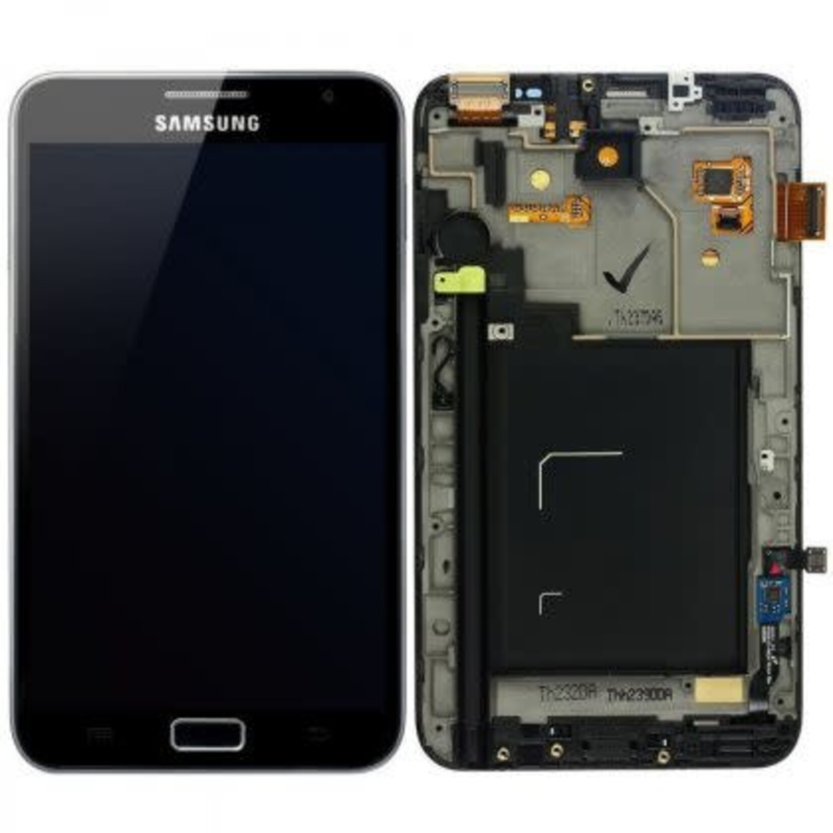 Samsung USAGÉ / USED LCD DIGITIZER ASSEMBLY WITH FRAME WHITE SAMSUNG GALAXY NOTE