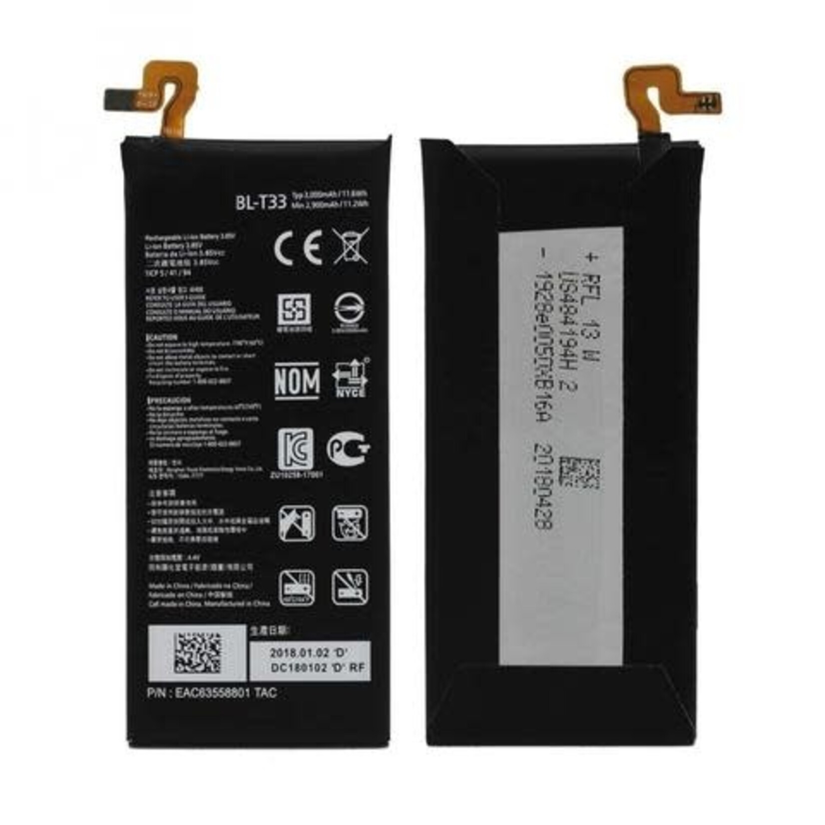 LG REPLACEMENT BATTERY LG Q6