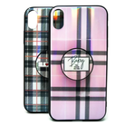 Apple ÉTUI IPHONE X / XS CLASSIC CHECK PATTERN WITH POP SOCKET