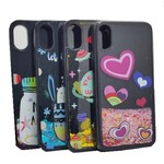 Apple ÉTUI IPHONE X / XS BLACK WATER LIQUID WITH DESIGN