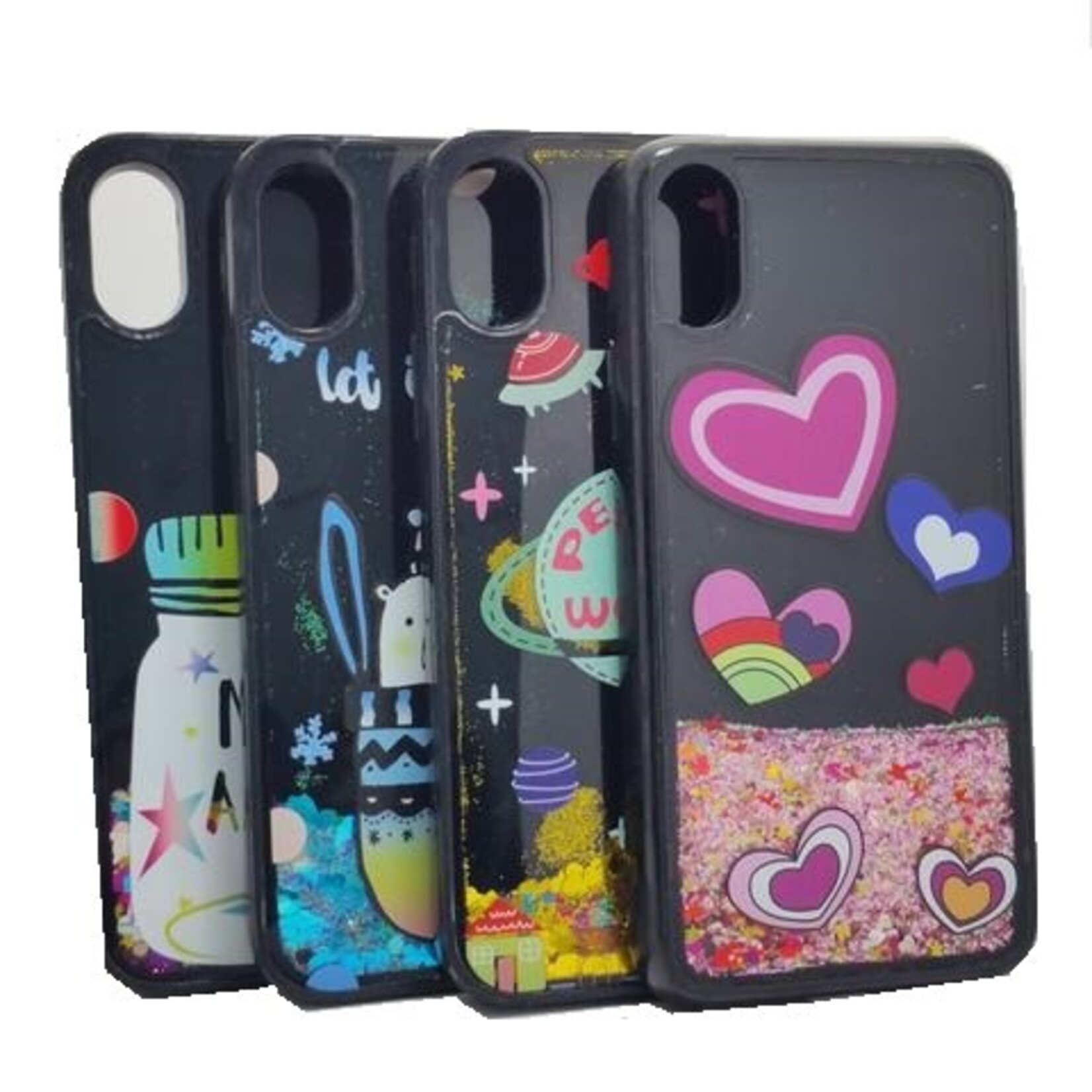 Apple ÉTUI IPHONE X / XS BLACK WATER LIQUID WITH DESIGN