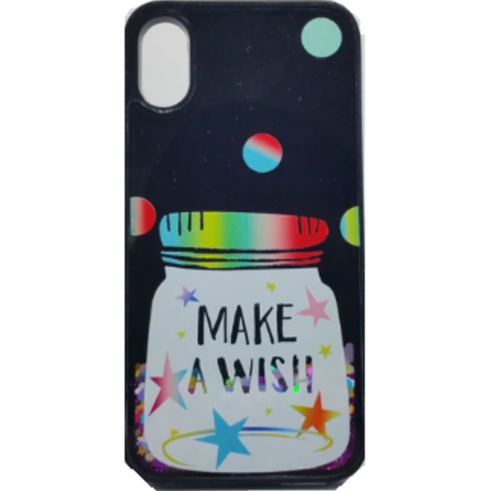 Apple ÉTUI IPHONE X / XS BLACK WATER LIQUID WITH DESIGN
