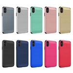 Apple ÉTUI IPHONE X / XS SLIM SLEEK BRUSH METAL WITH BUMPER