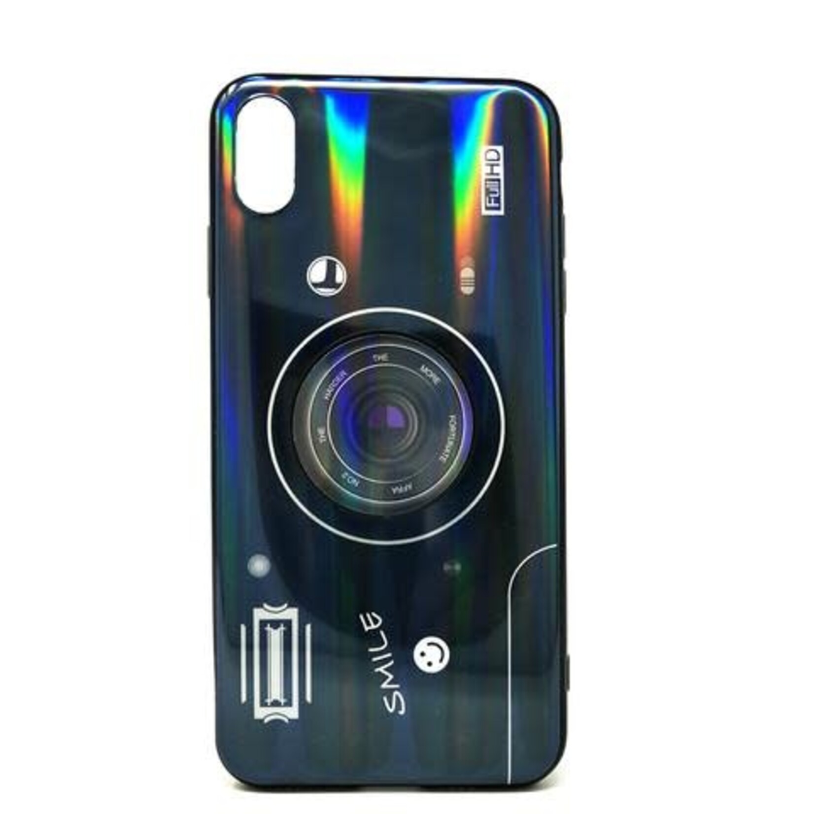 Apple ÉTUI IPHONE X MAX / XS MAX HOLOGRAPHIC CAMERA WITH POP SOCKET
