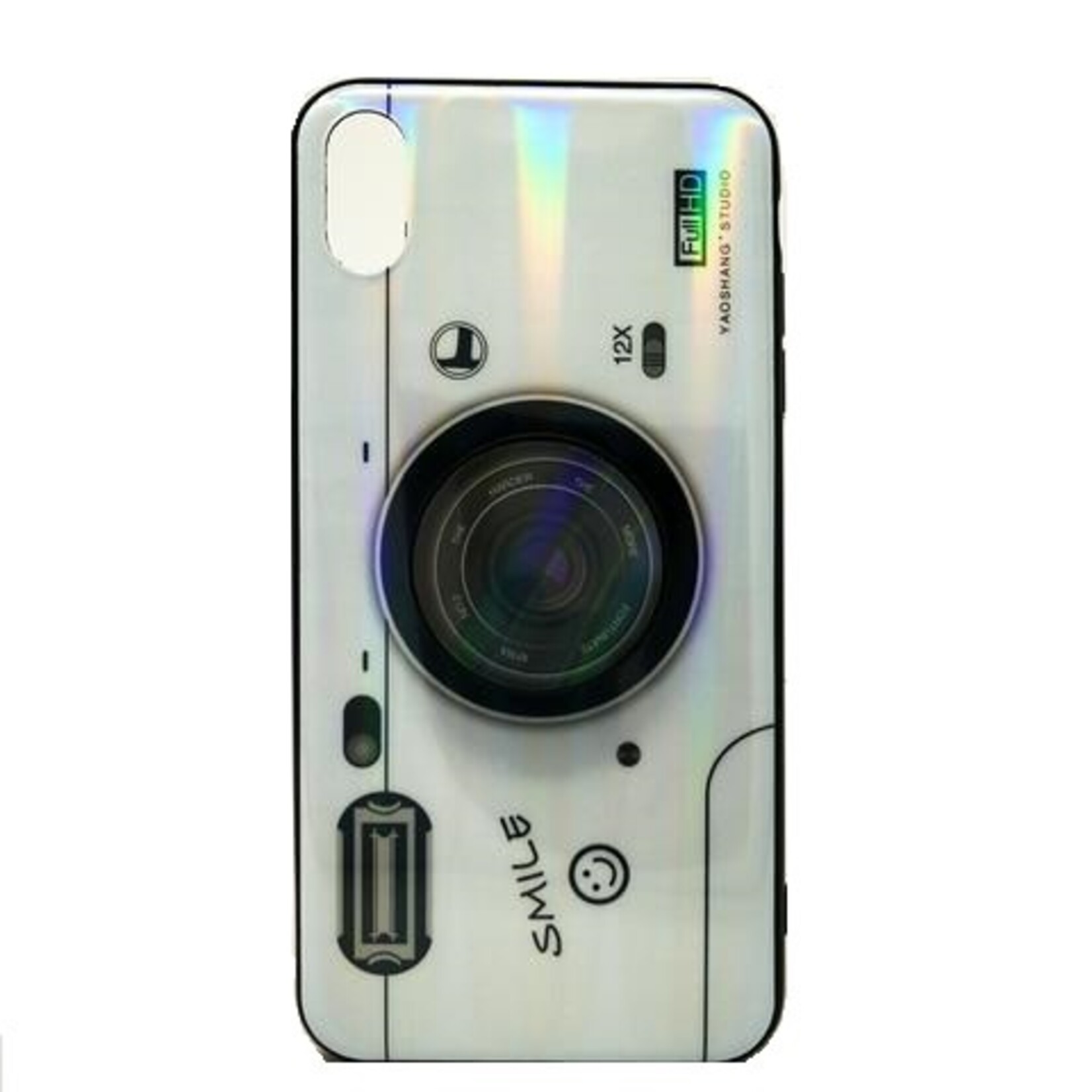 Apple ÉTUI IPHONE X MAX / XS MAX HOLOGRAPHIC CAMERA WITH POP SOCKET