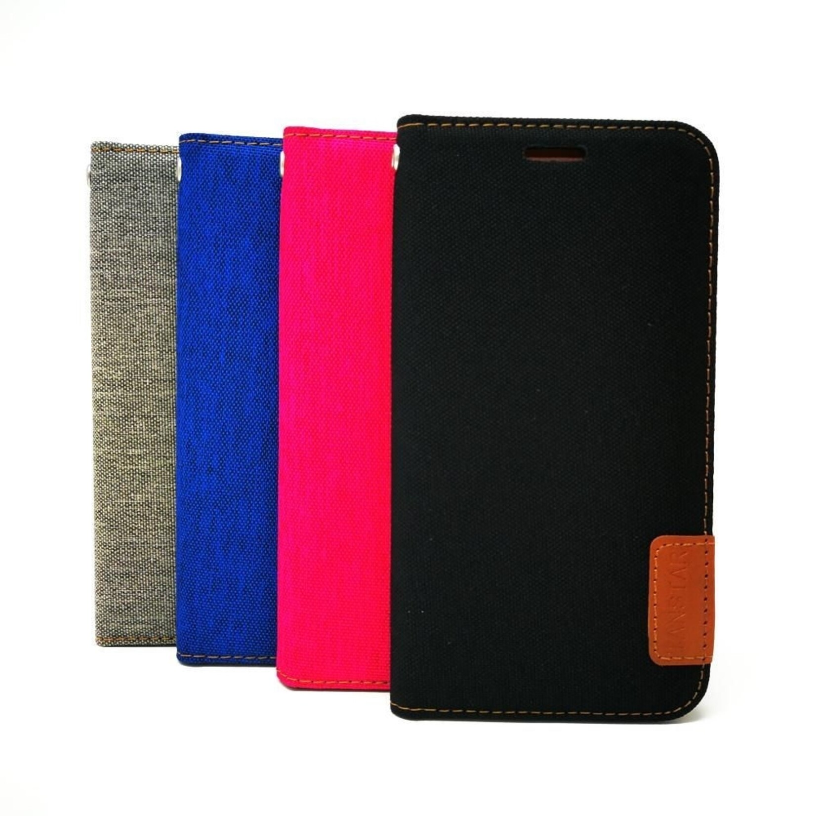 LG ÉTUI LG G7 ts Fabric Wallet Case with Magnetic Closure