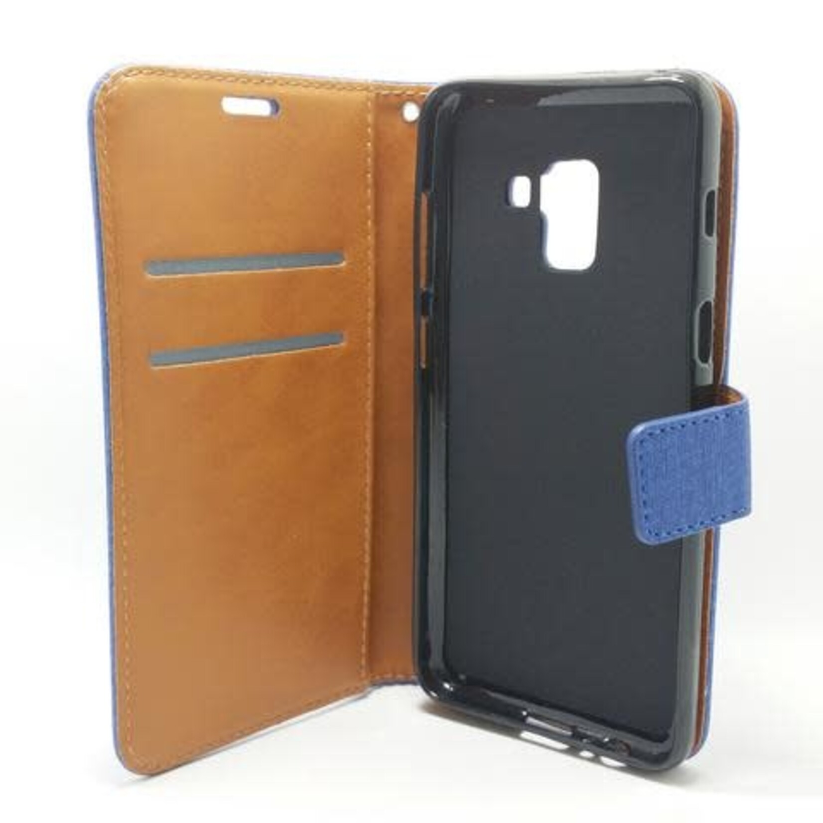 Samsung ÉTUI SAMSUNG A8 2018 Cloth Leather Book Style Wallet