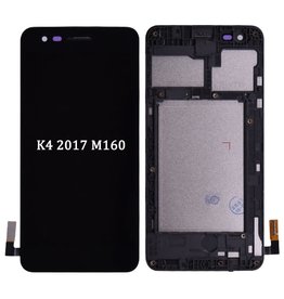 LG LCD DIGITIZER ASSEMBLY WITH FRAME LG K4 2017