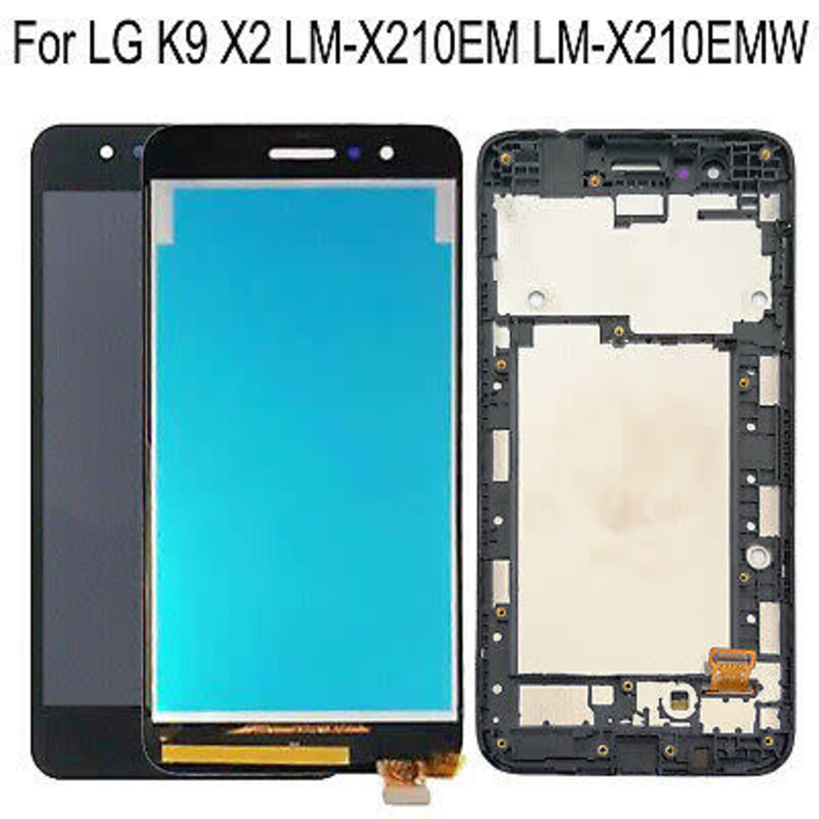 LG LCD DIGITIZER ASSEMBLY with frame LG K9
