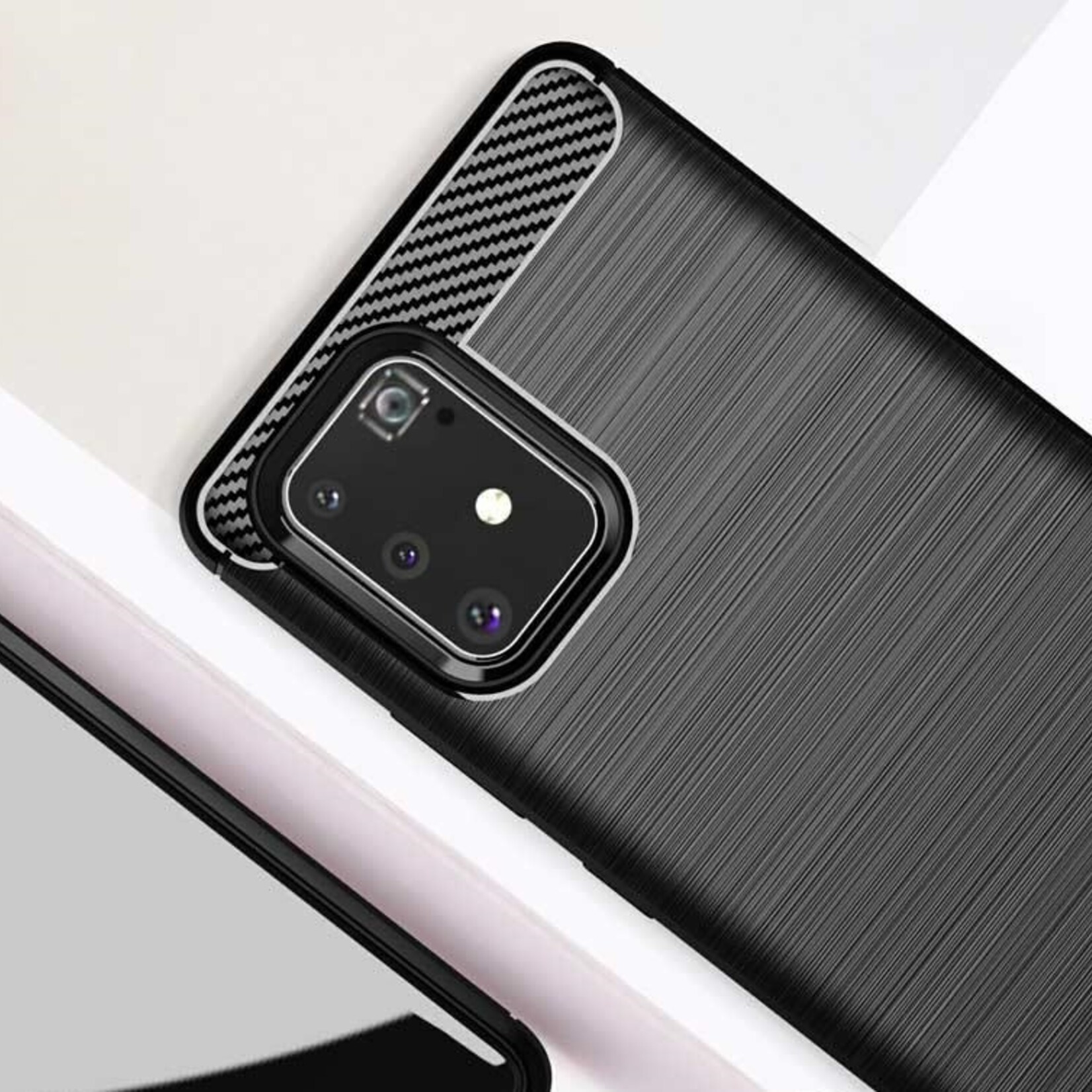 Samsung ÉTUI SAMSUNG A71 / A21s Carbon Fiber Brushed